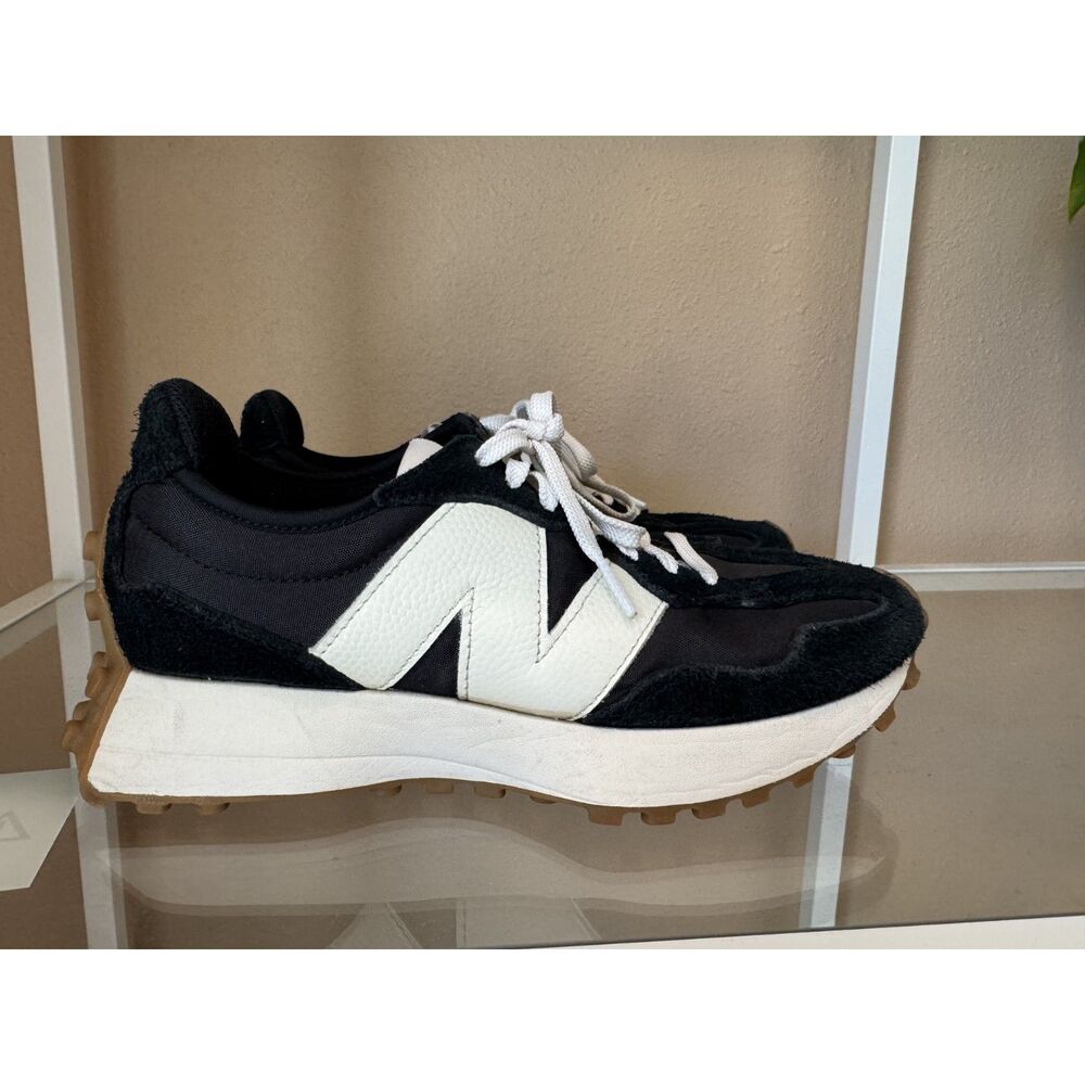 New Balance 327 Black and White